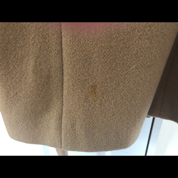 Vintage camel-colored heavy wool coat - Picture 7 of 8